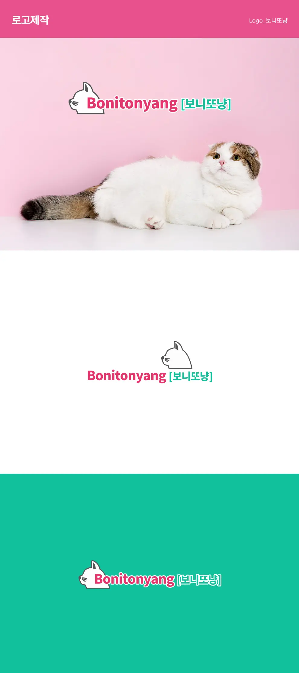 보니또냥 PC 화면