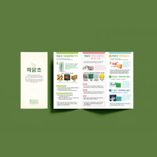 약담초 PC · 모바일 화면